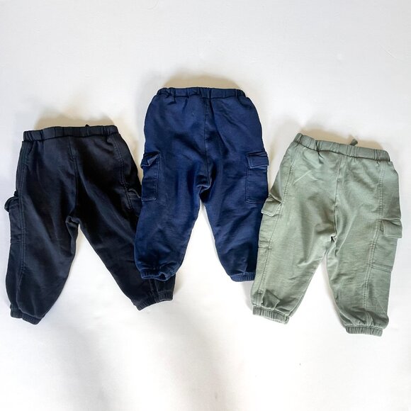 H&M 8 Piece Baby Pants Bundle Grey/Green/Blue, 12 months - Picture 3 of 13